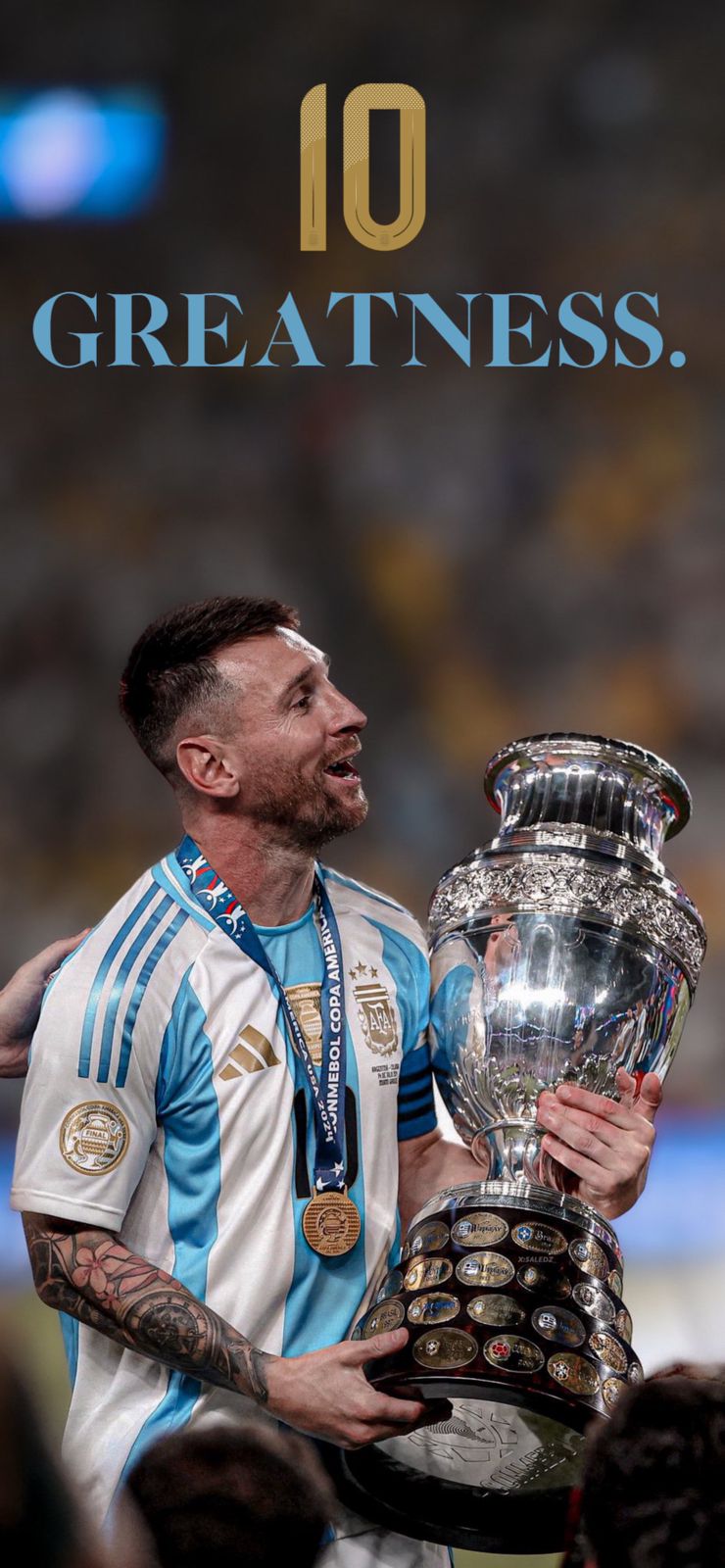 messi 2024 copa america poster