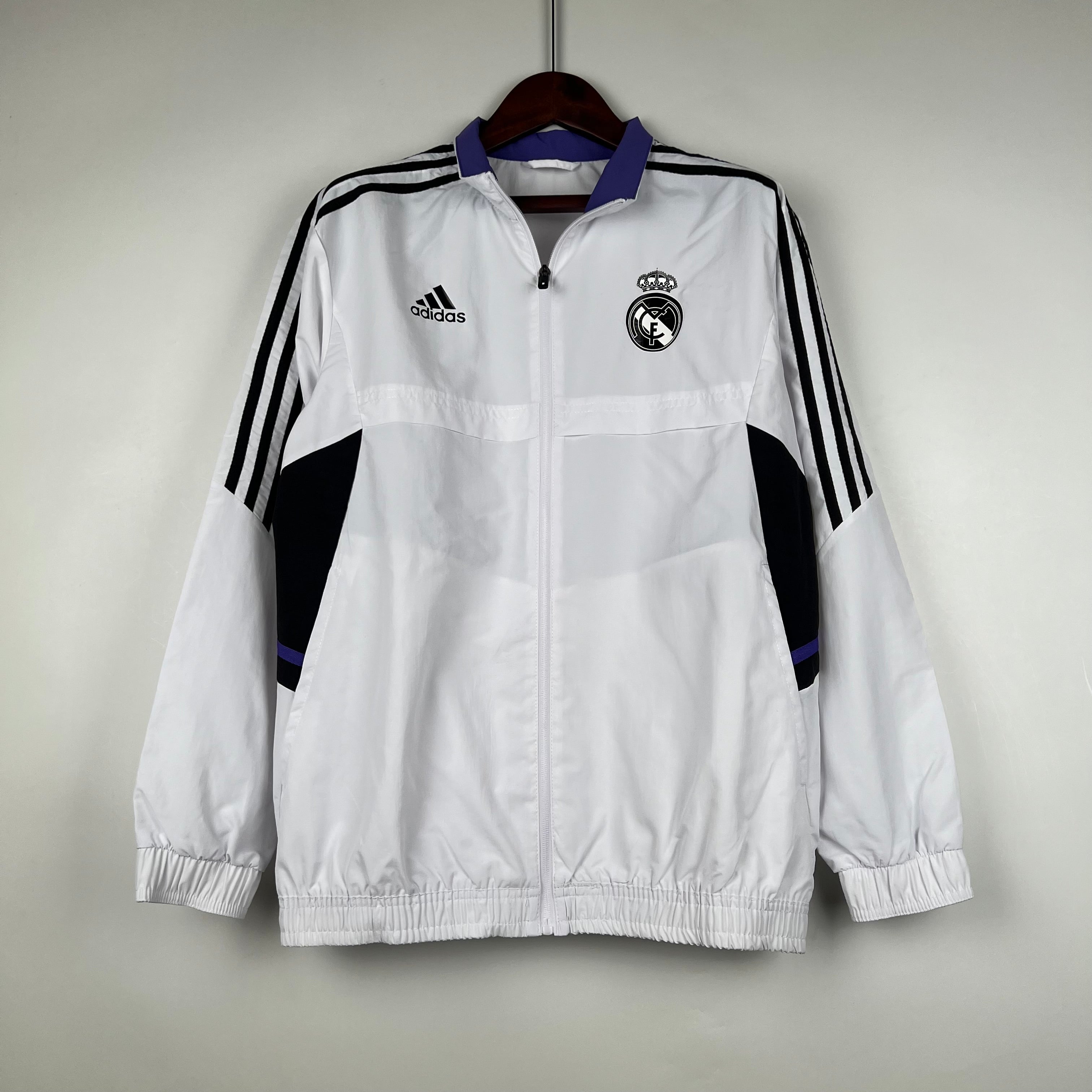 23/24 Windbreaker Real Madrid White S-XXL