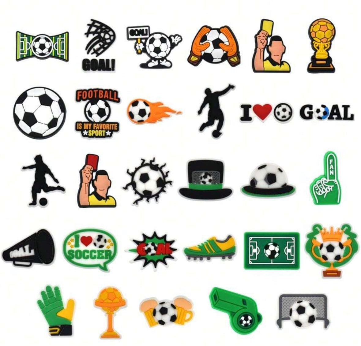 FOOTBALL FULL SET (29 PCS) DECORATION PINS