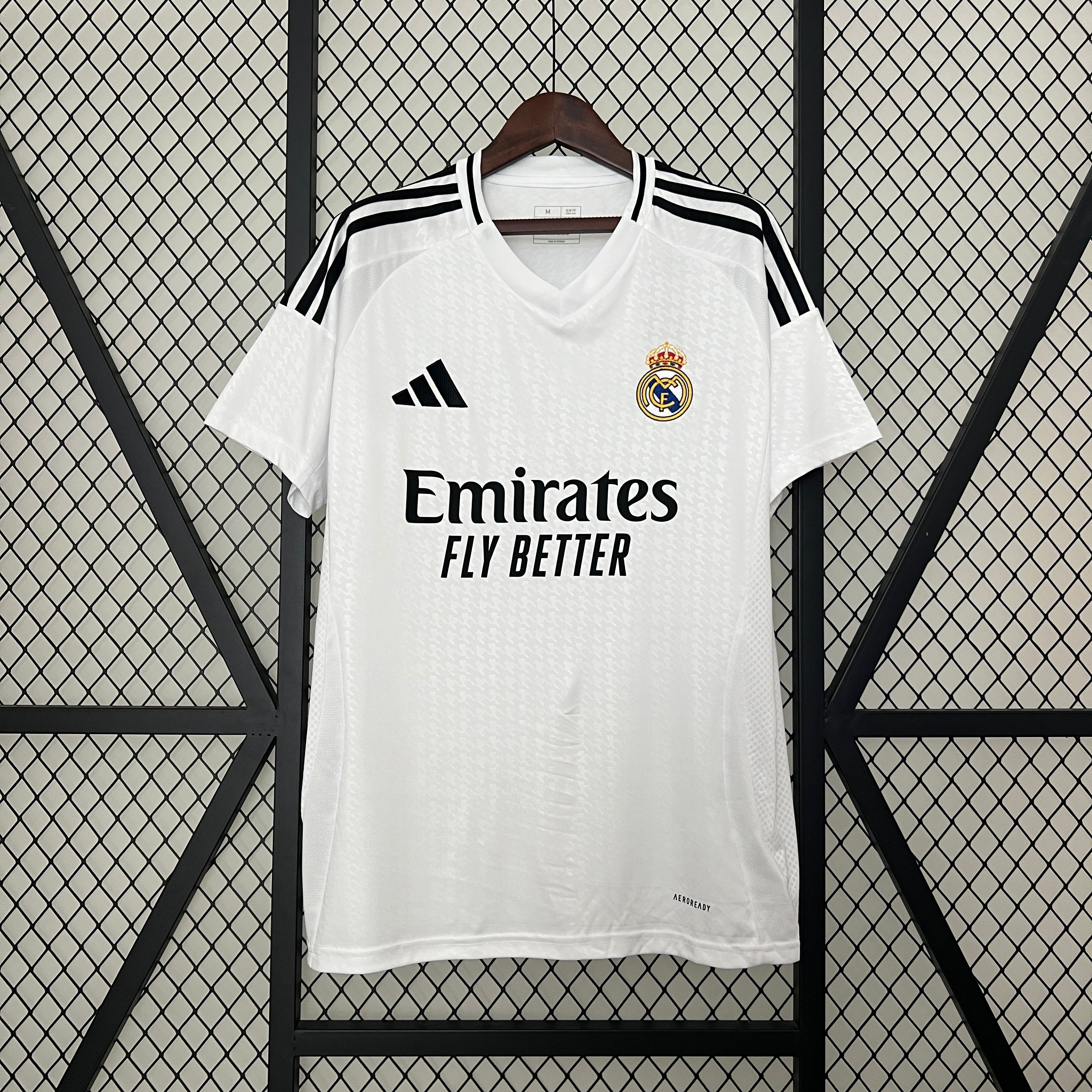 24-25 Real Madrid home white soccer jersey