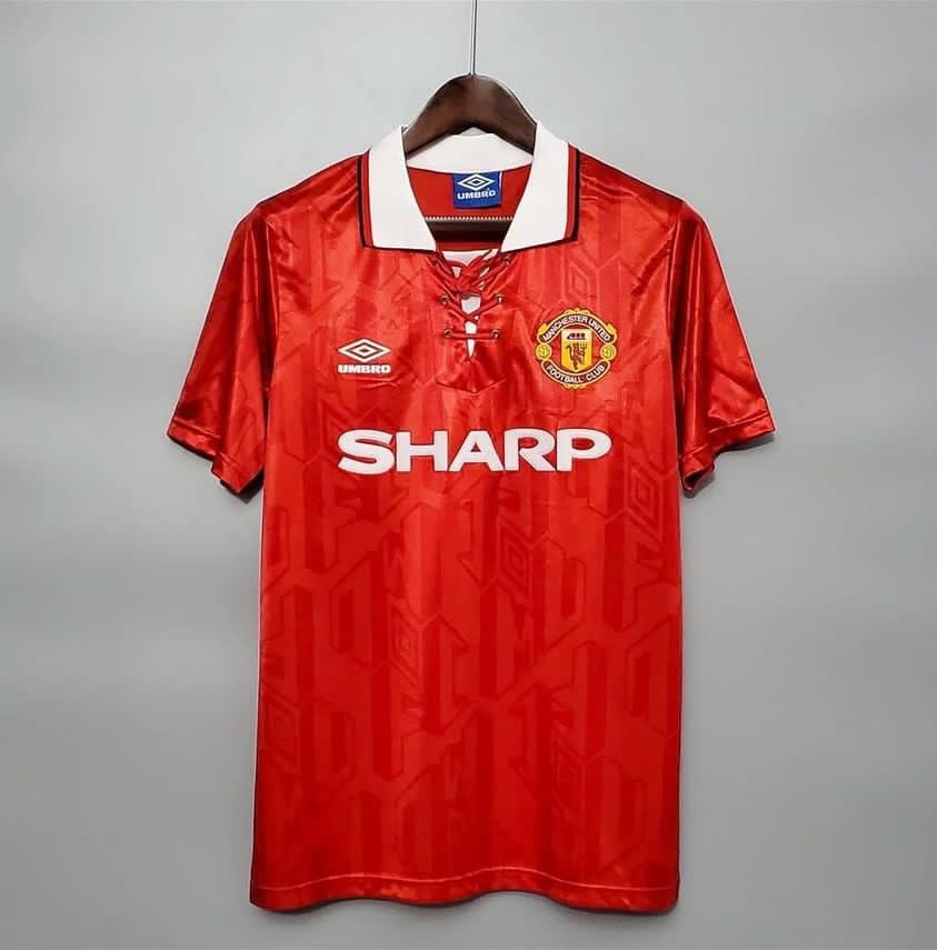 93-94 Manchester United home jersey