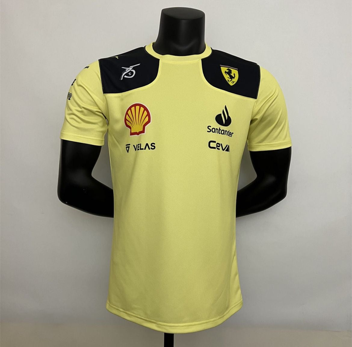 Ferrari formula 1 yellow jersey