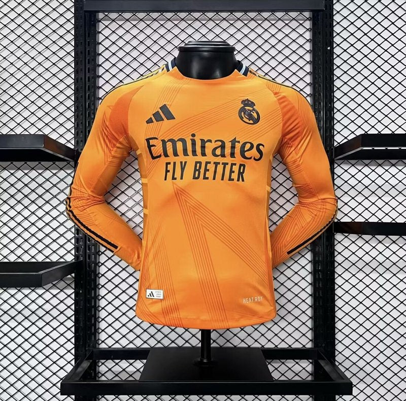 24-25 REAL MADRID away player Version long sleeve jersey