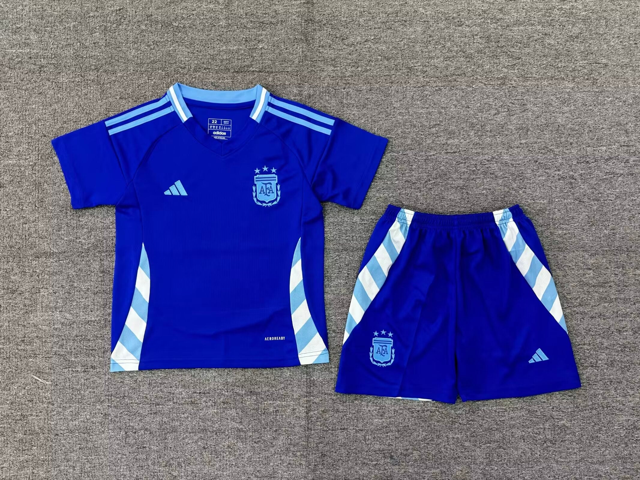 2024 Argentina away blue kid kit