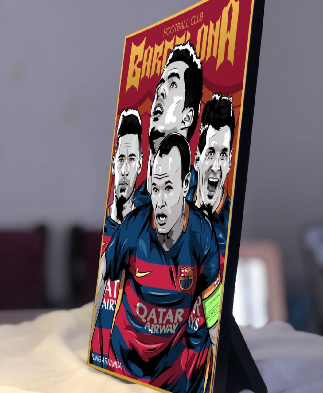 BARCELONA SQUAD POSTER