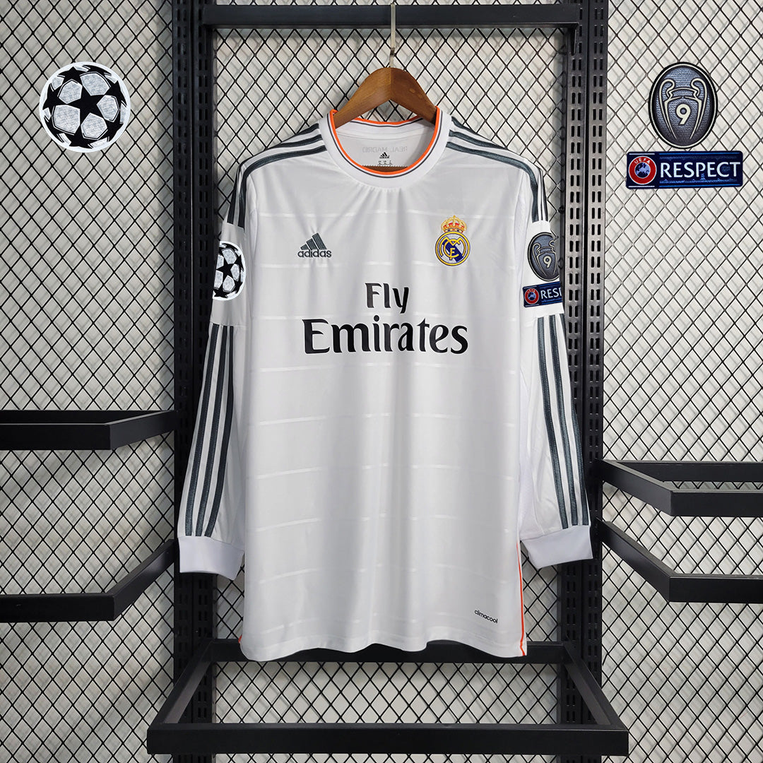 13-14 Real Madrid home long sleeves