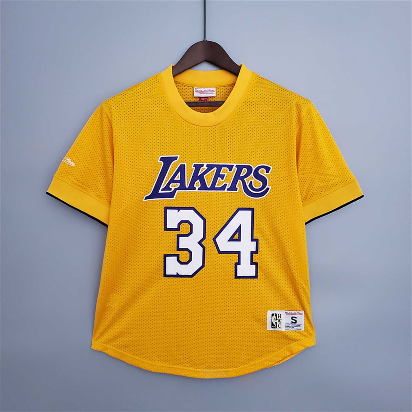 Mitchellness Laker Neial Retro Mesh Short Sleeve