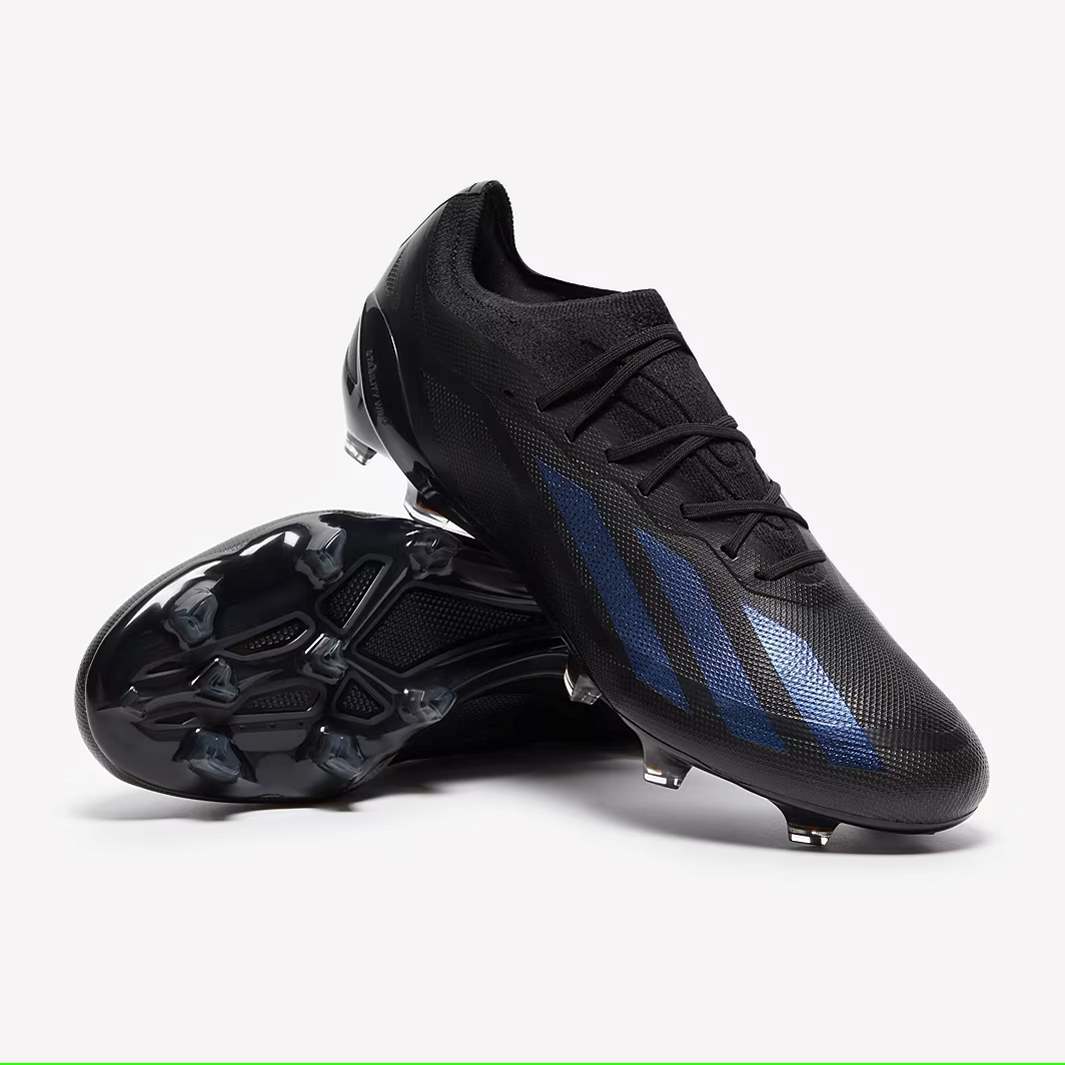 ADIDAS X CRAZYFAST.1 BLACK AND BLUE LACES FG