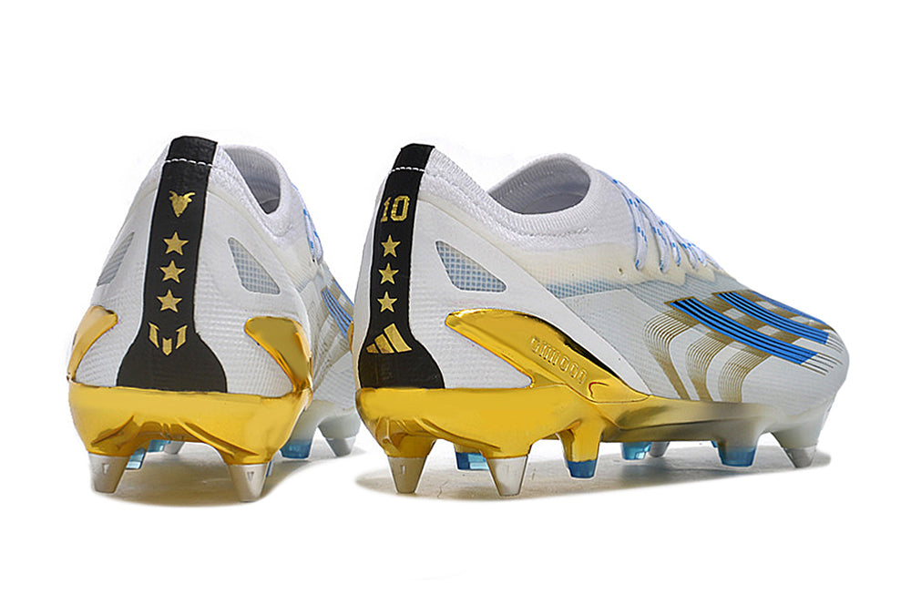 Adidas X Crazyfast1 pro white and gold (Messi shoes)