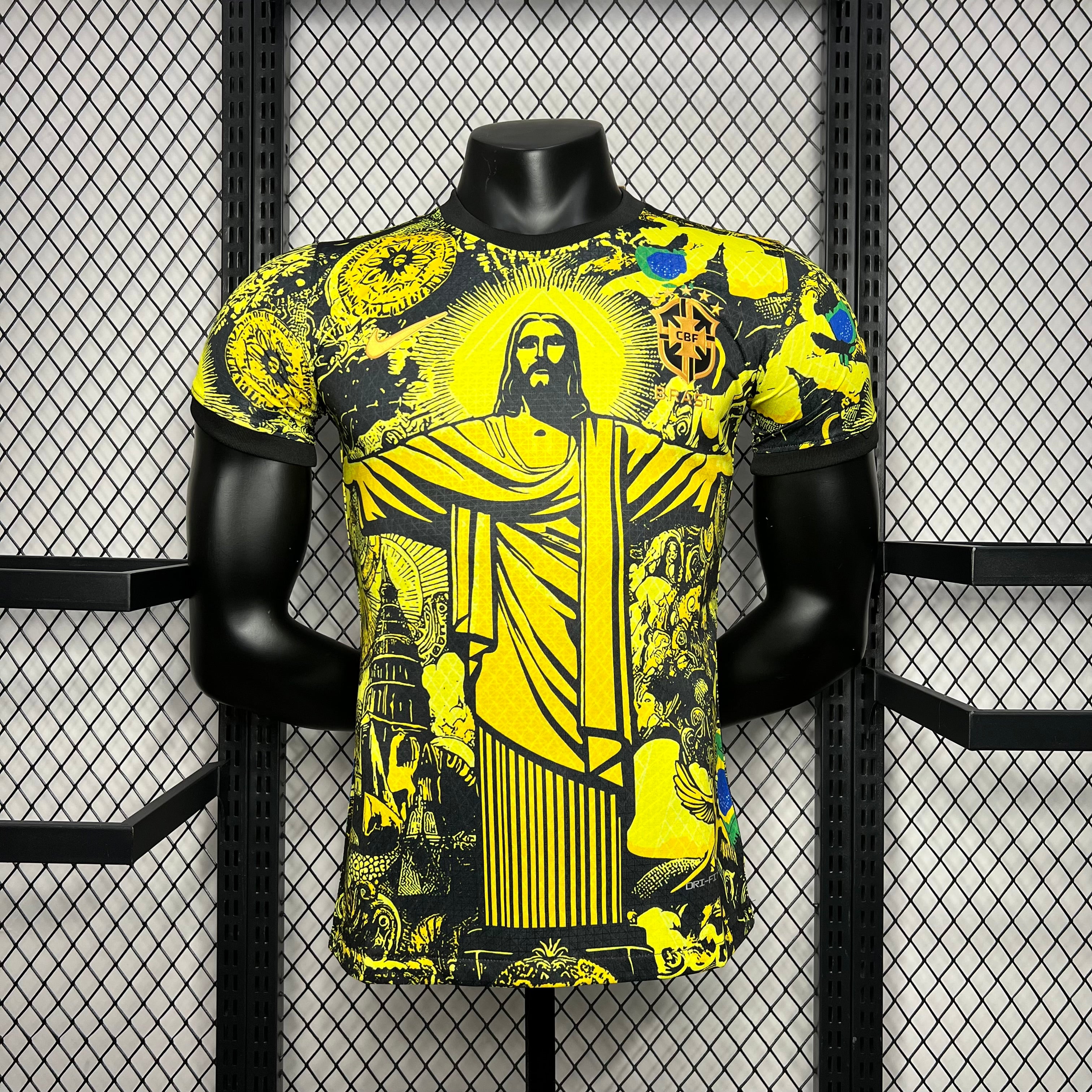 24-25 Brazil Jesus yellow special player version jersey