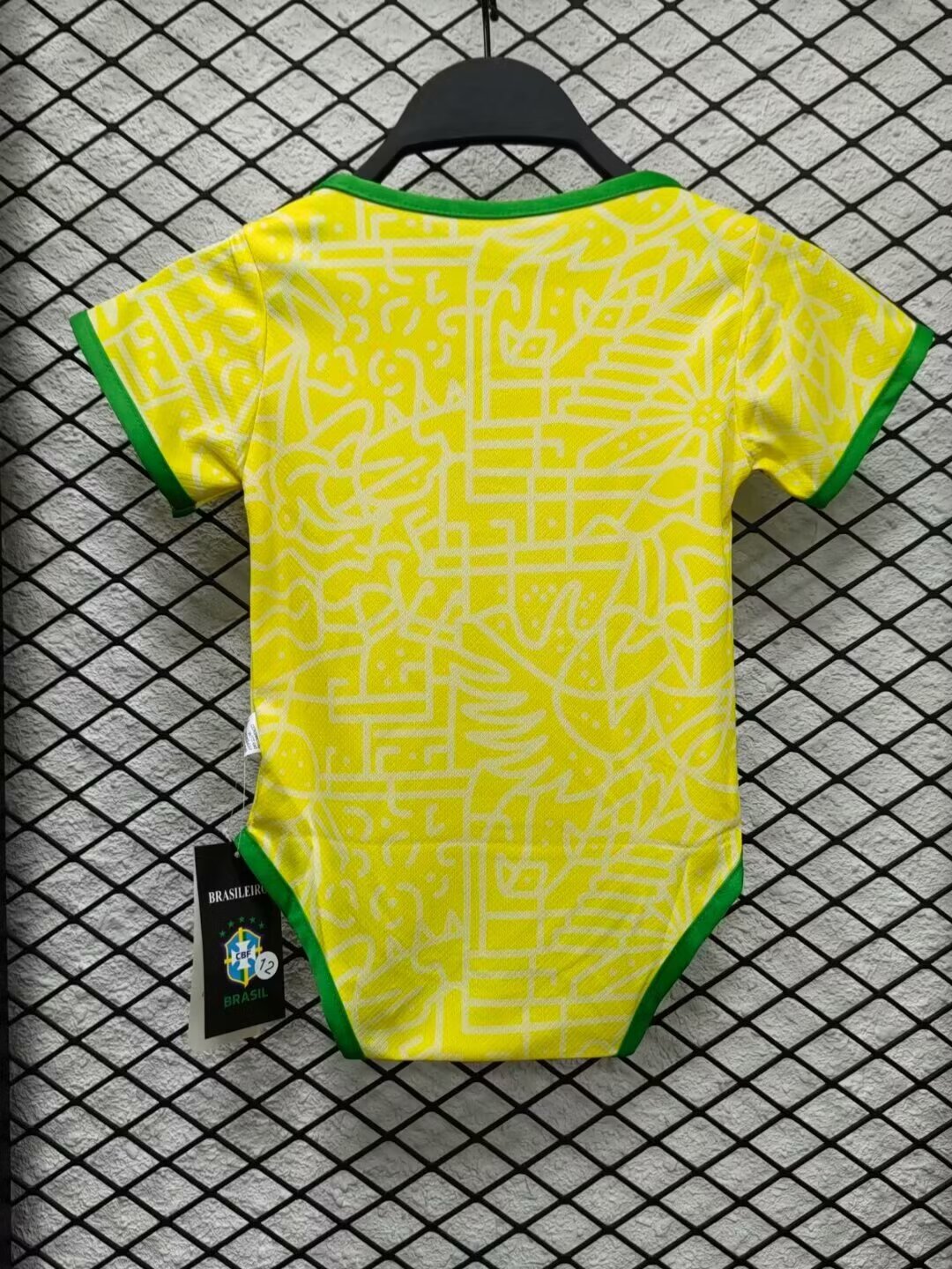 Brazil home baby jersey 2024