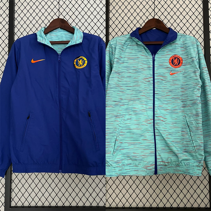 CHELSEA Blue Reversible Windbreaker