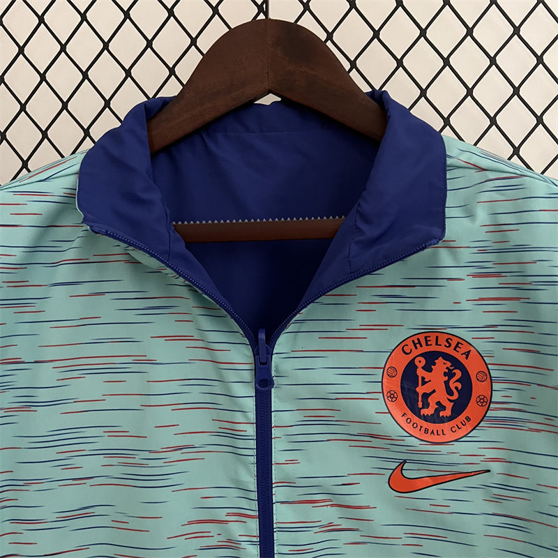 CHELSEA Blue Reversible Windbreaker