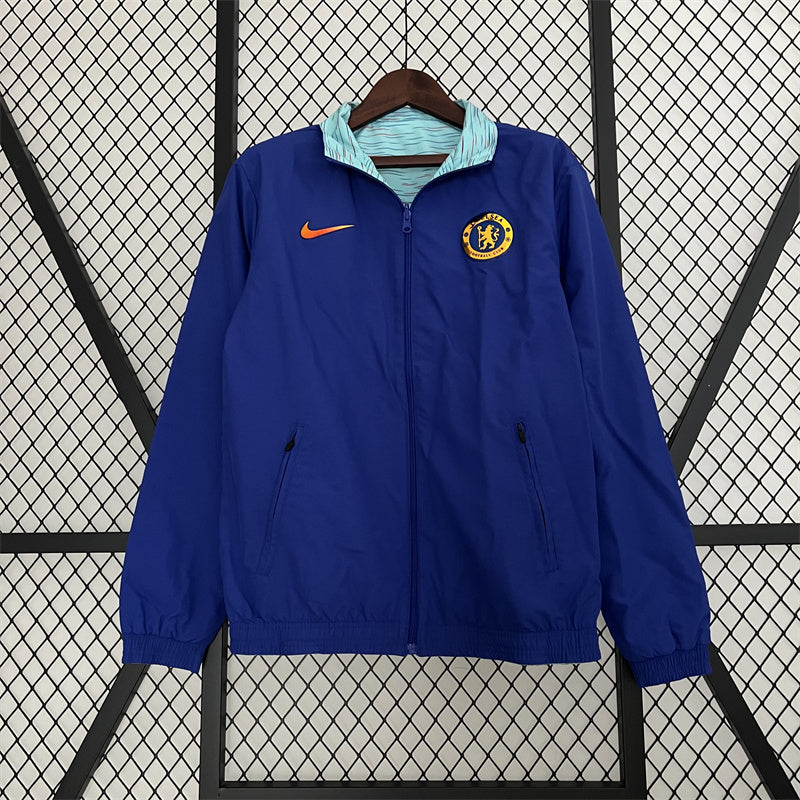 CHELSEA Blue Reversible Windbreaker