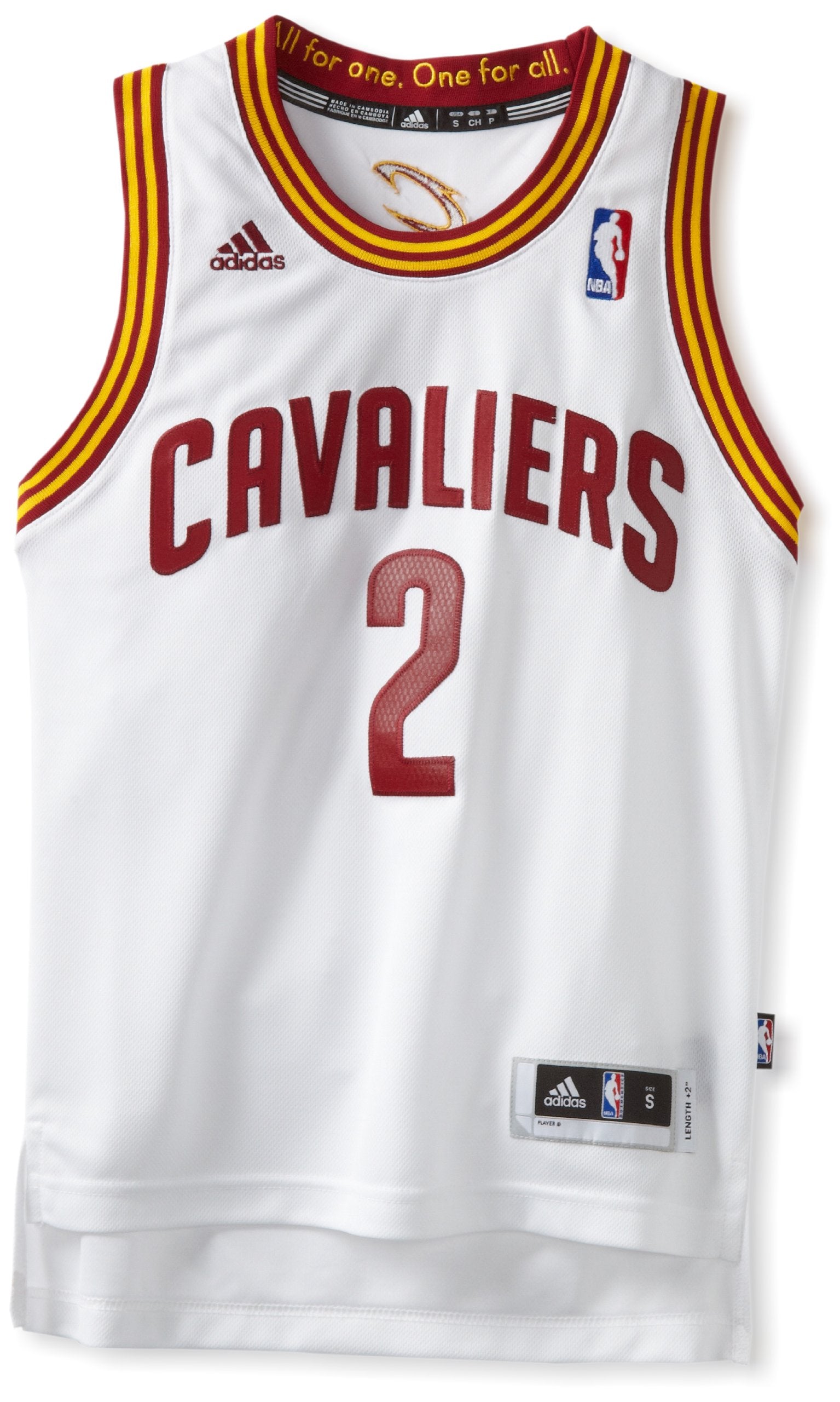 Cleveland Cavaliers adidas white jersey #2 @irving