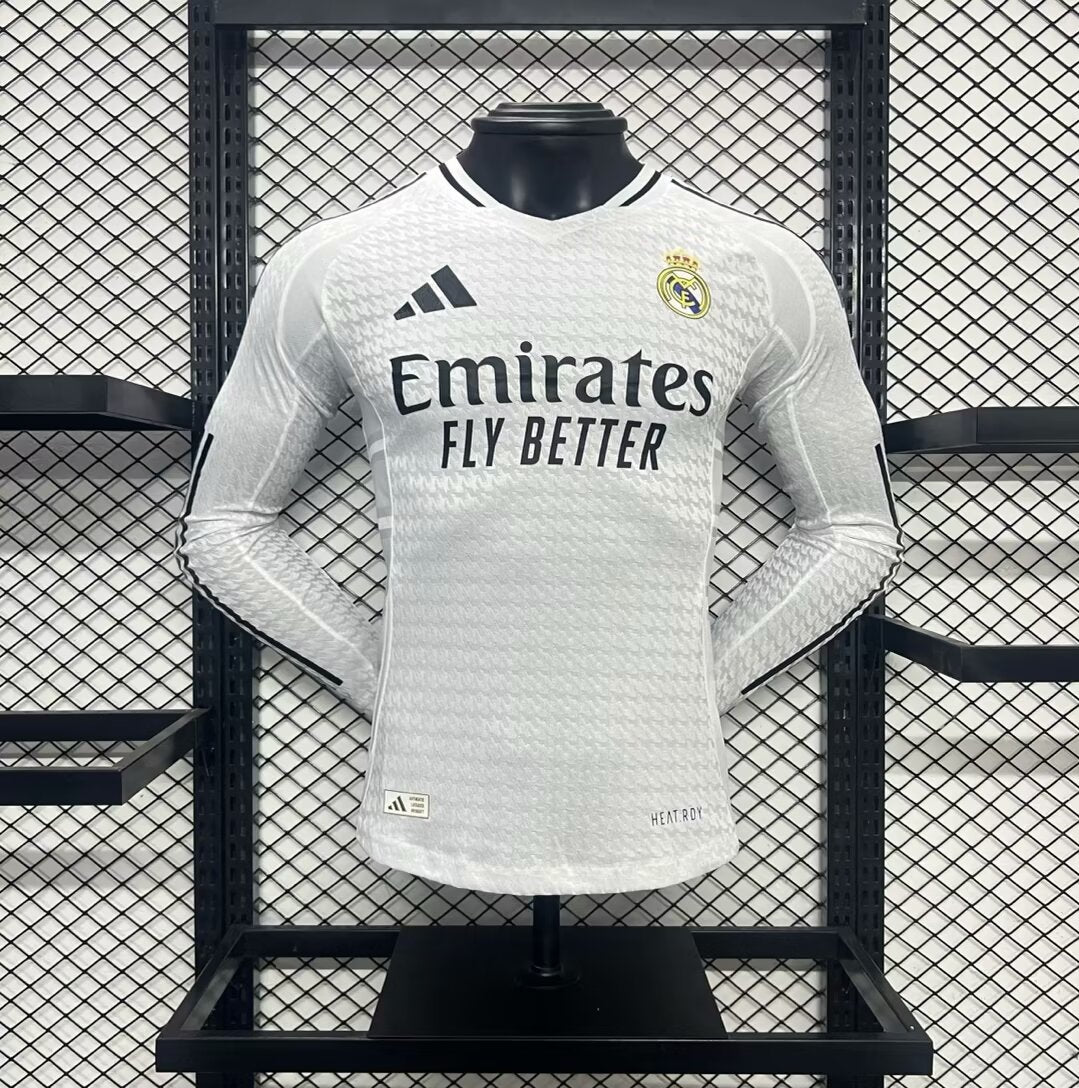 24-25 Real Madrid home long sleeve player version jersey