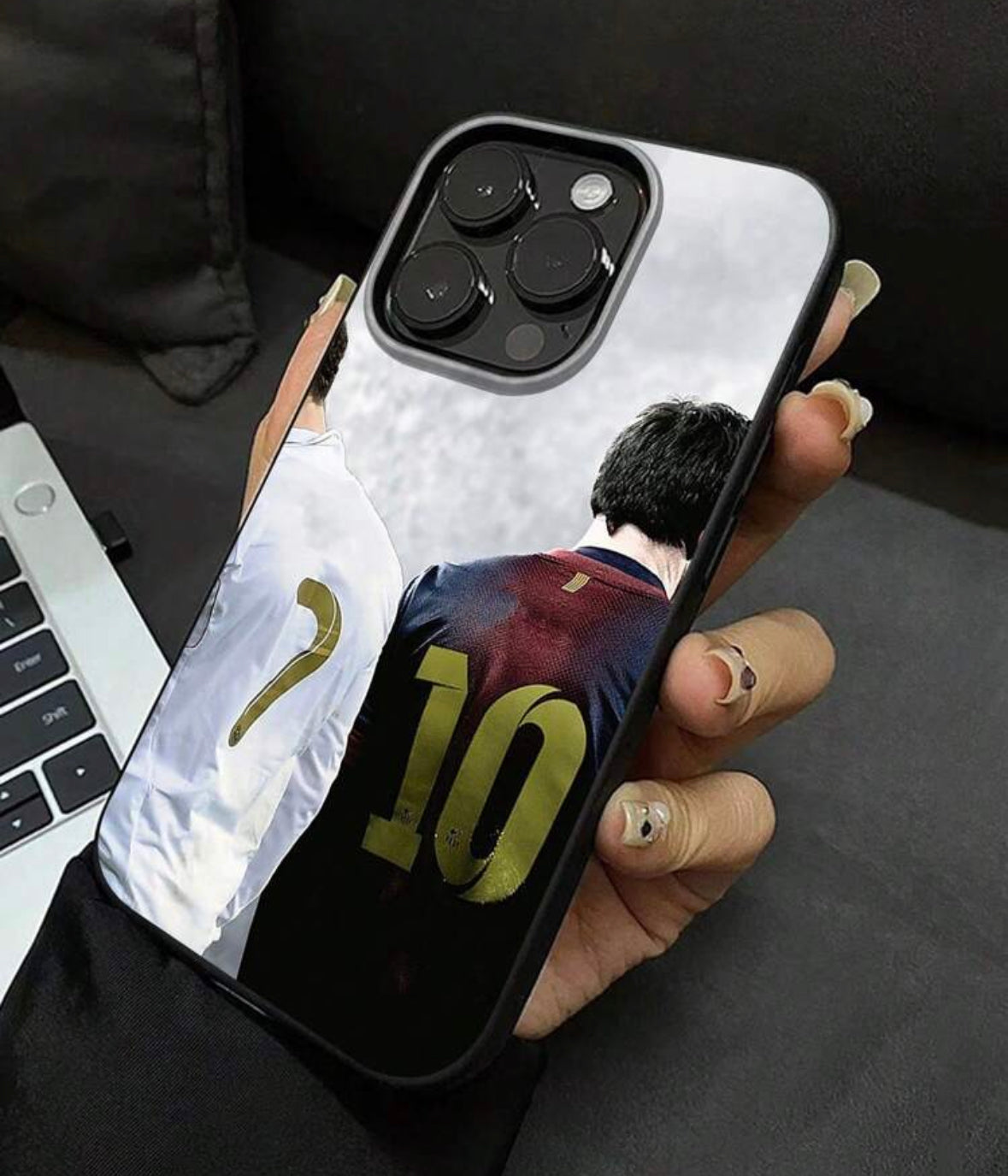 MESSI X RONALDO PHONE CASE