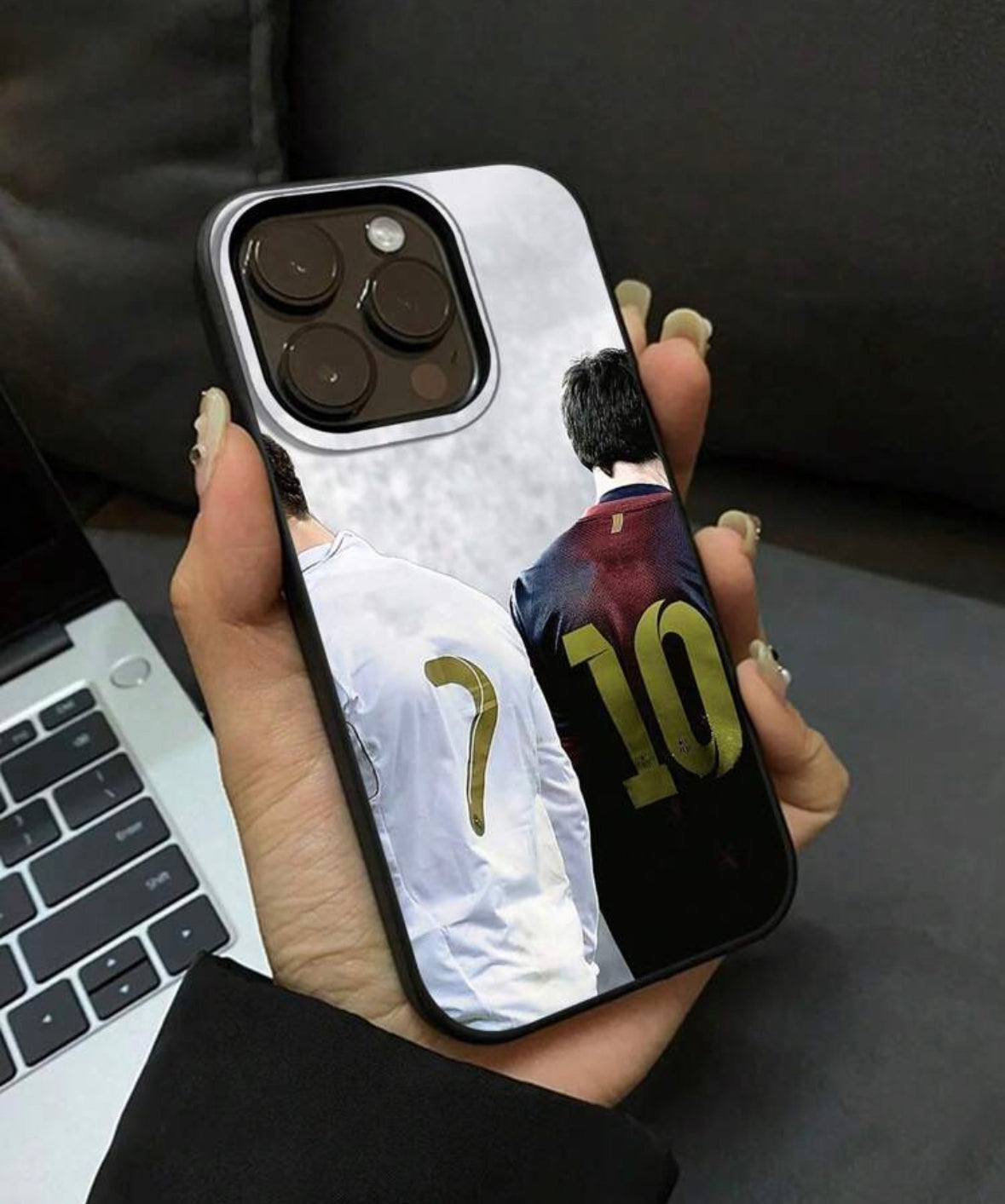 MESSI X RONALDO PHONE CASE