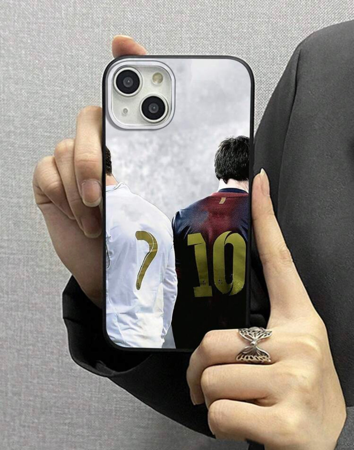 MESSI X RONALDO PHONE CASE