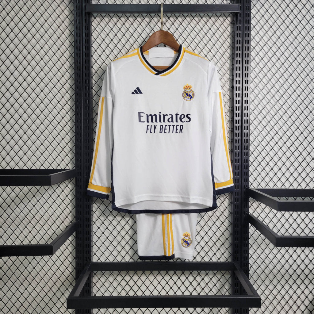 REAL MADRID KIDS HOME LONG SLEEVE SET