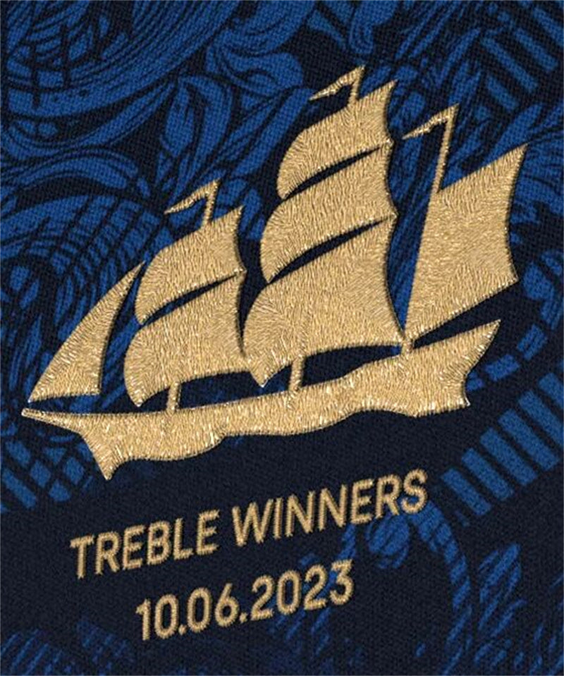 MANCHESTER CITY TREBLE WINNERS BLUE