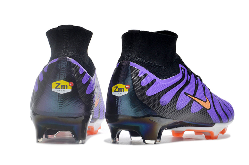 Nike Air Zoom Mercurial Superfly IX Elite FG Purple and Black