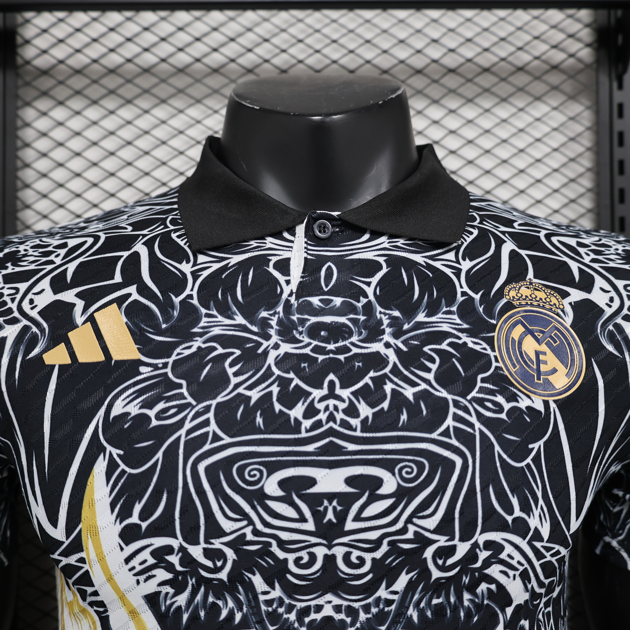 Real Madrid black dragon special player version jersey 2024 2025