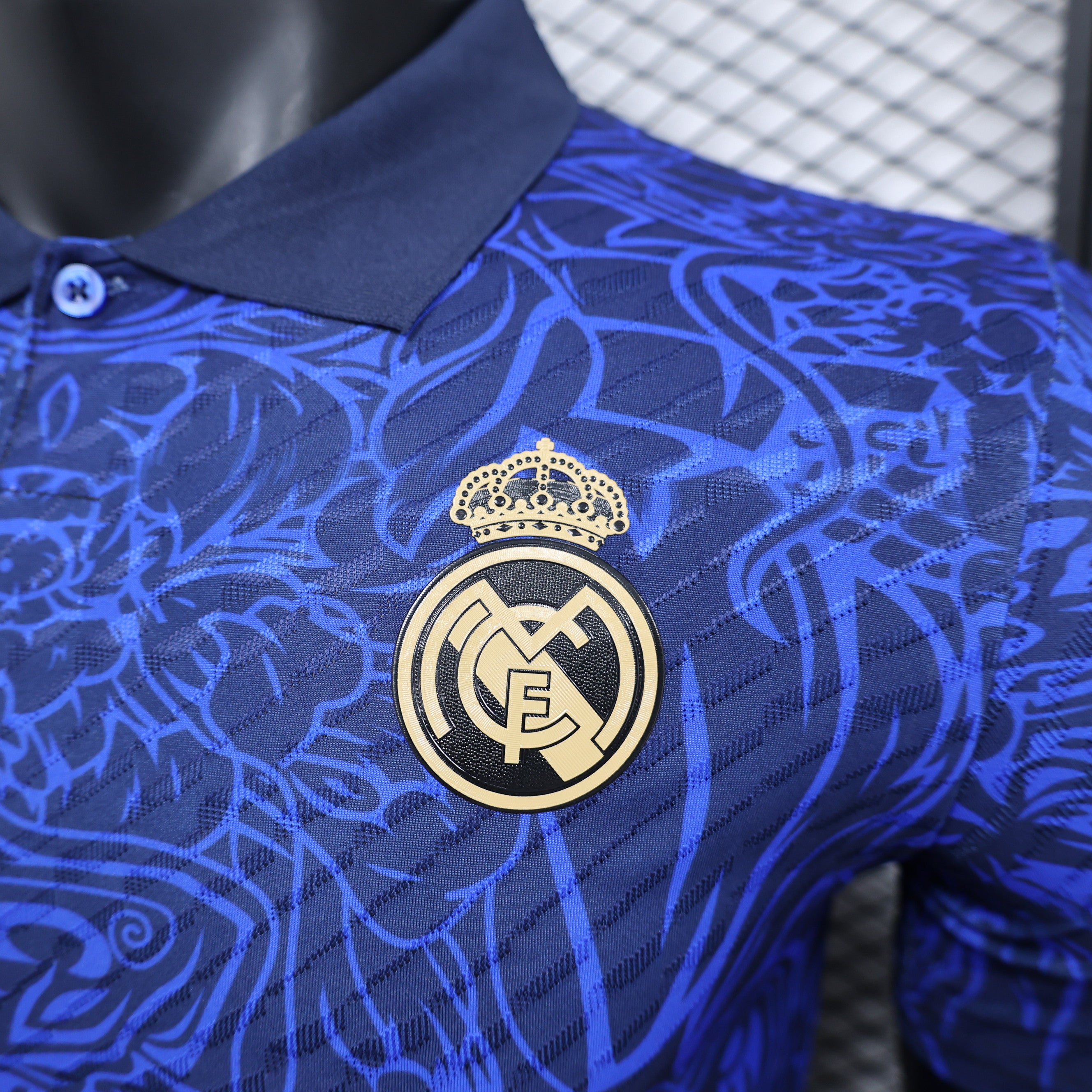 Real Madrid blue dragon special player version jersey 2024/2025