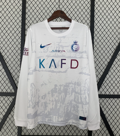 23-24 Al-Nassr third away white long sleeve jersey