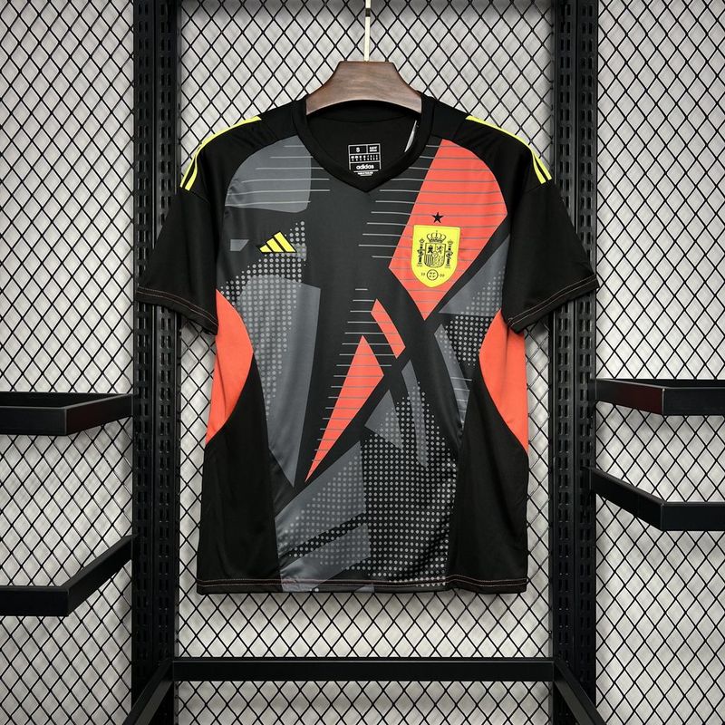 Spain black goalkeeper jersey