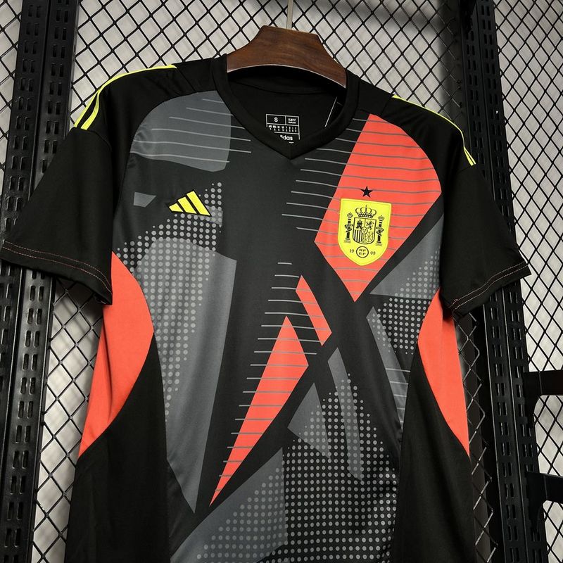 Spain black goalkeeper jersey