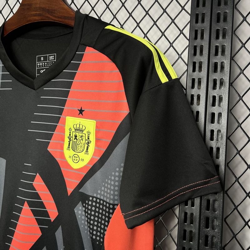 Spain black goalkeeper jersey