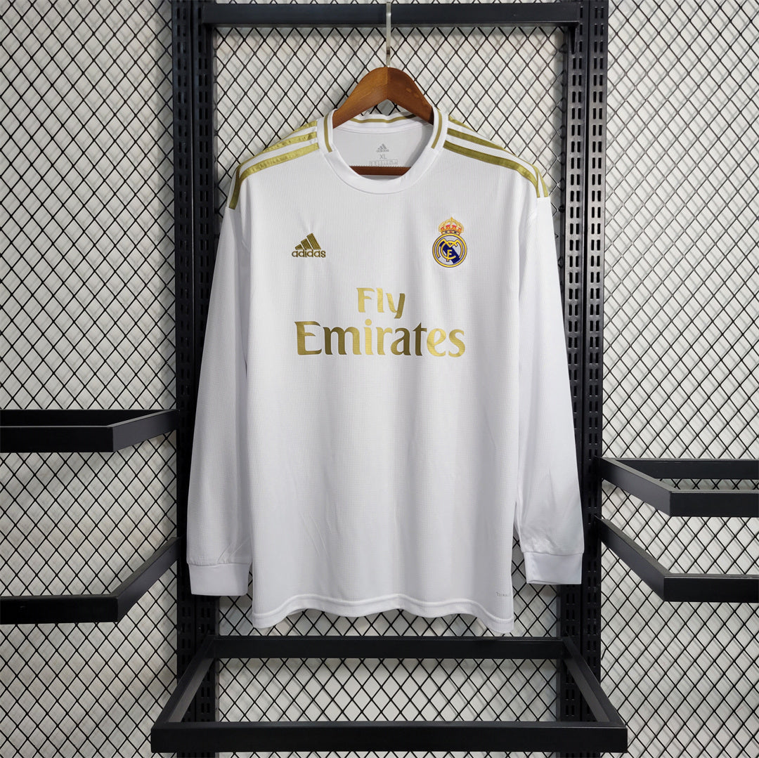 19-20 Real MADrid home white long sleeve