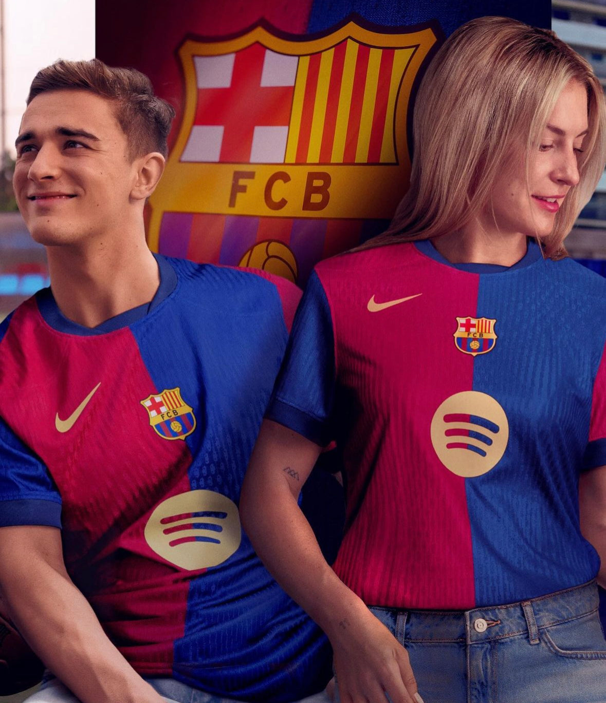 BARCELONA 2024 SPOTIFY EDITION SHIRT( PLAYER VERSION)