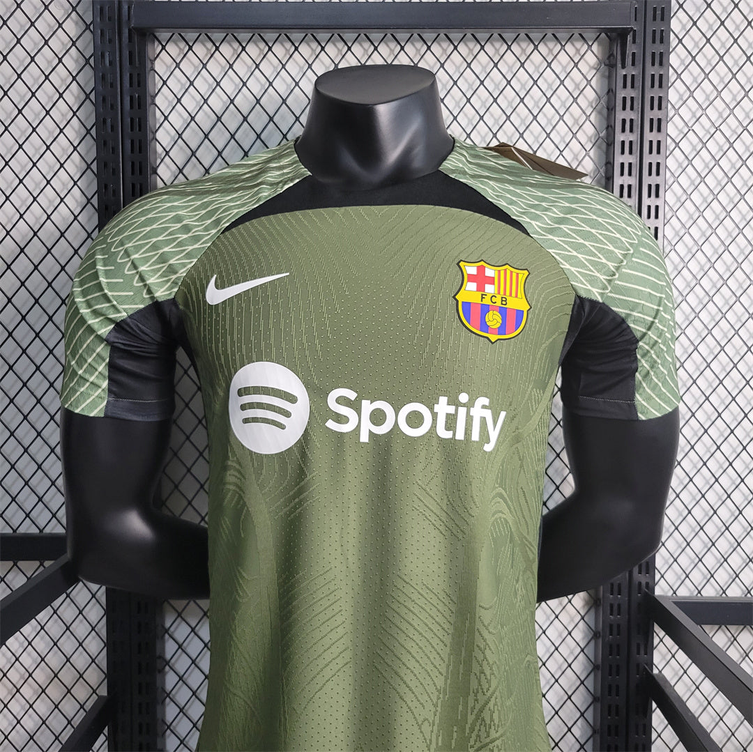 barcelona training special edition green