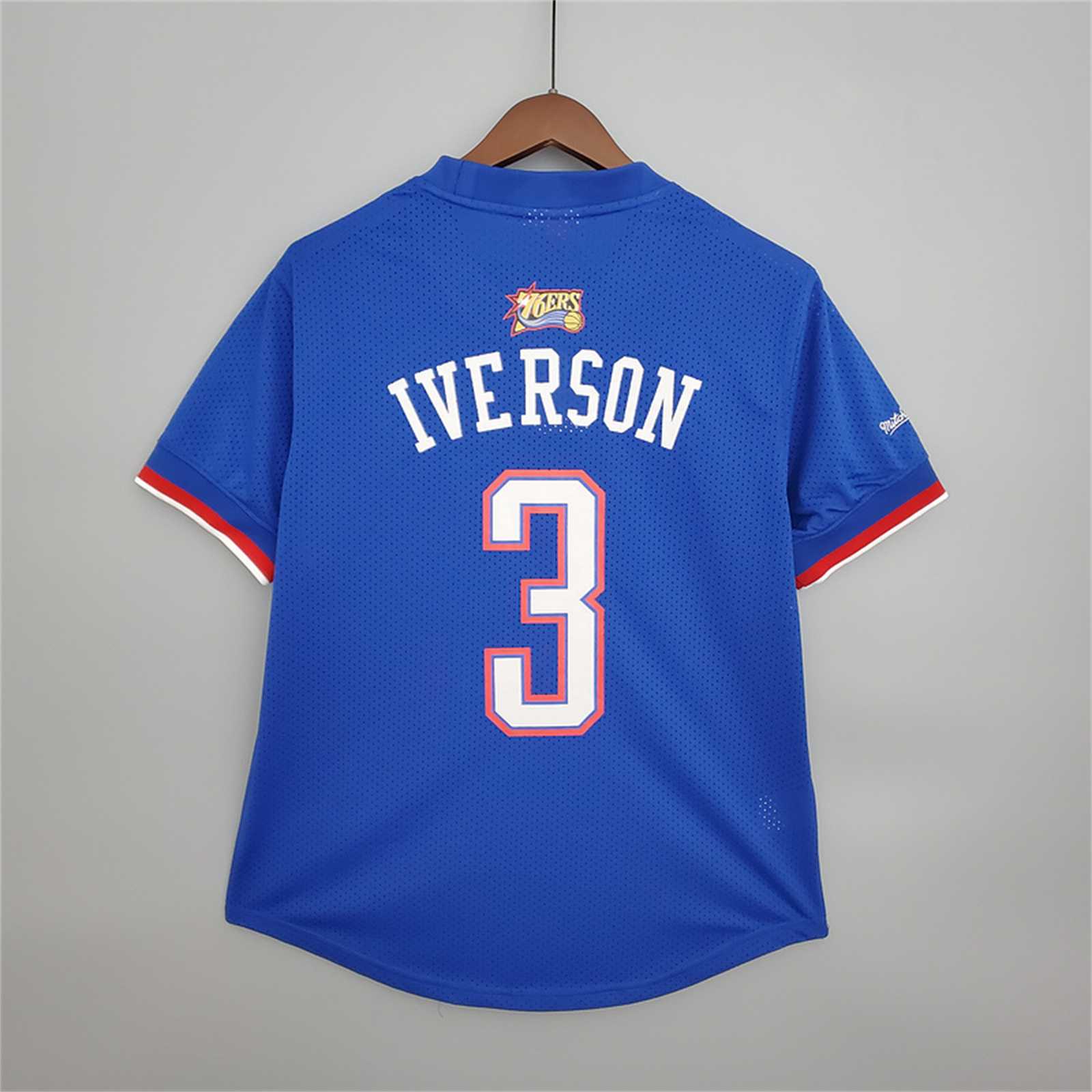 Mitchellness 09 Season All-Star Game No. 3 Iverson Retro Mesh Short Sleeve