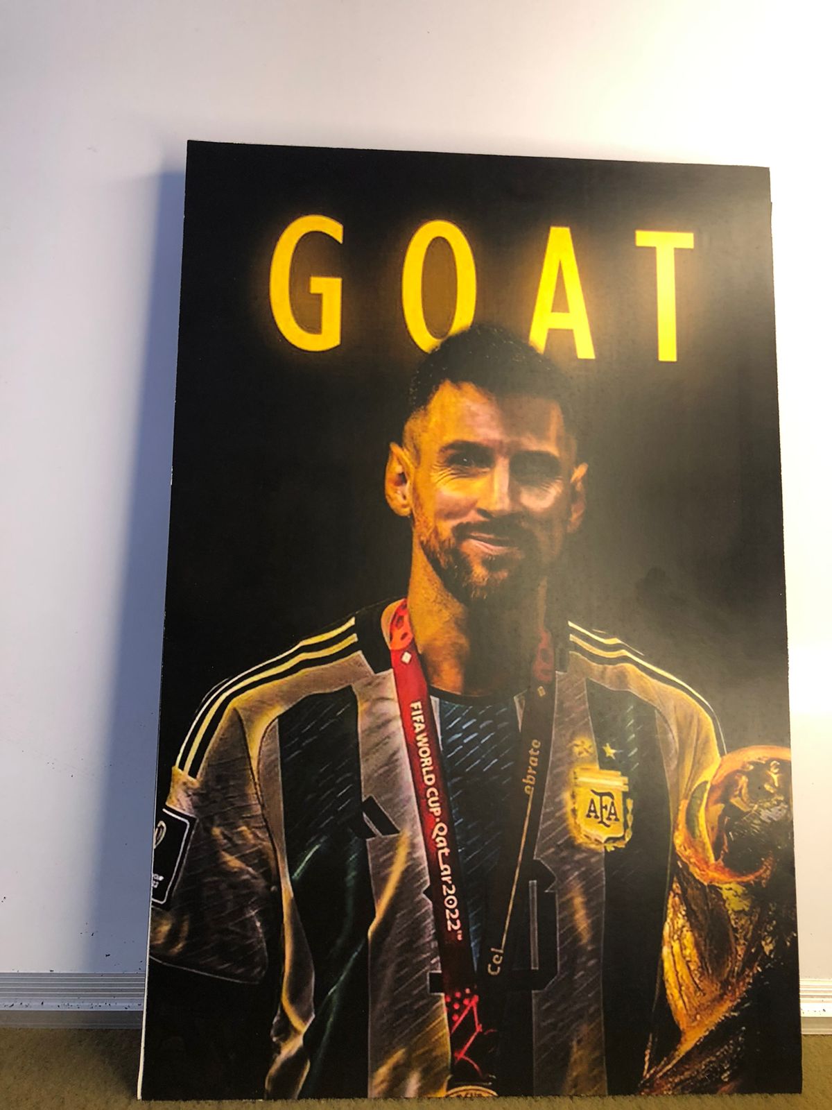 MESSI GOAT POSTER