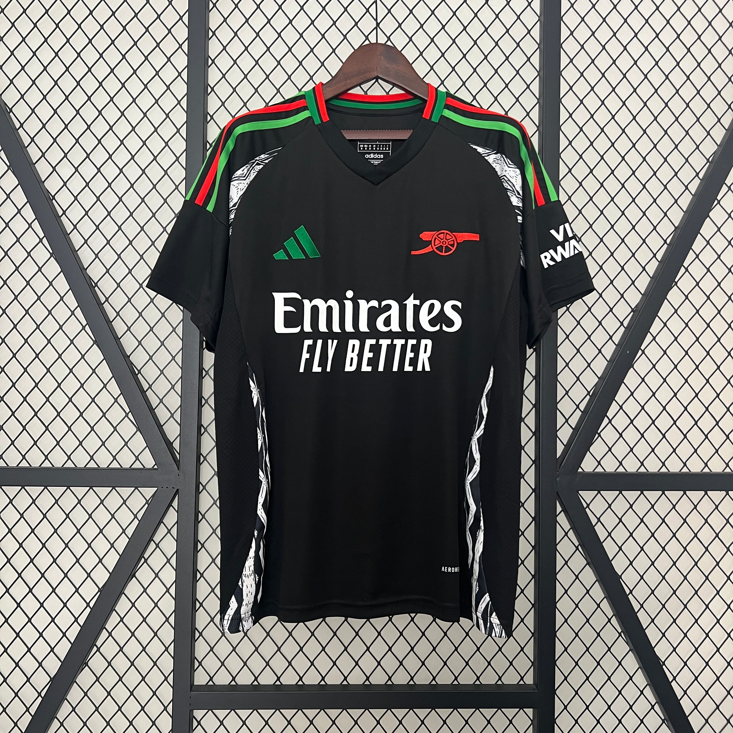 24-25 Arsenal away black jersey