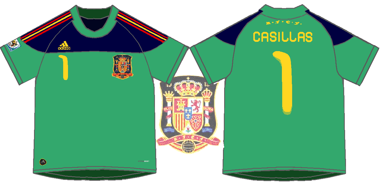 SPAIN 2010 CASILLAS SHIRT