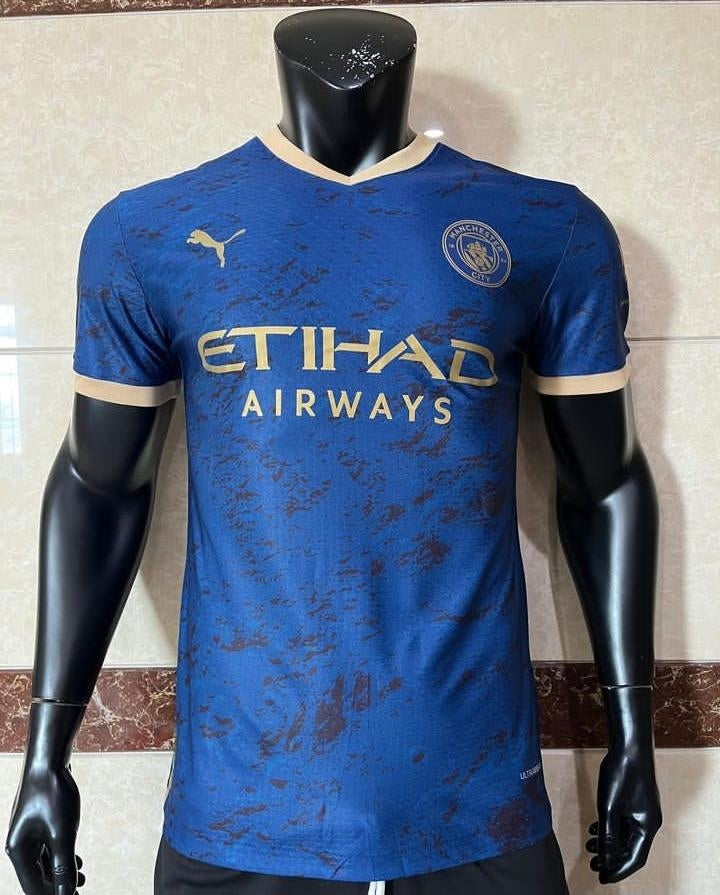 23-24 man city away(player version )jersey