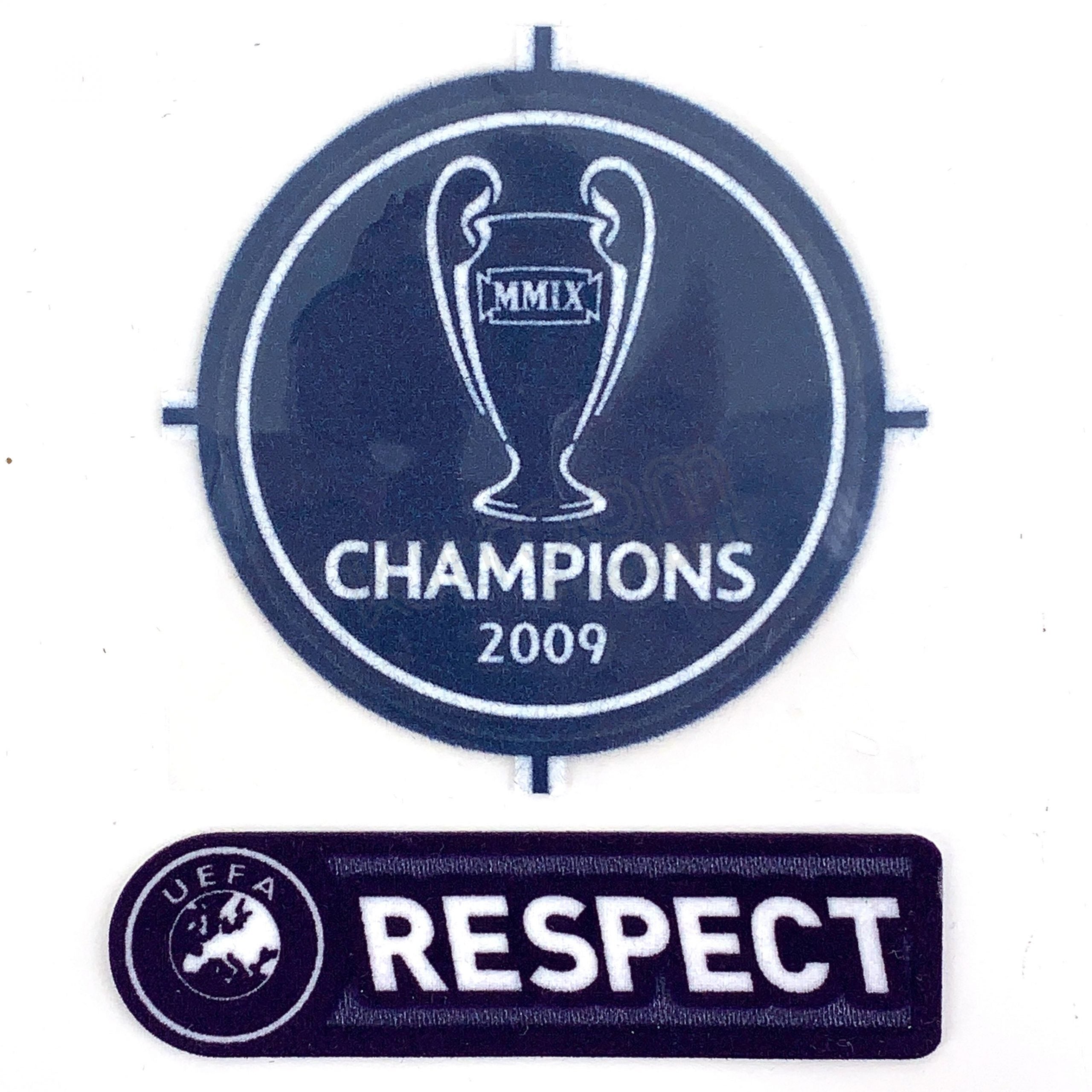 2009/10 ucl barcelona badges