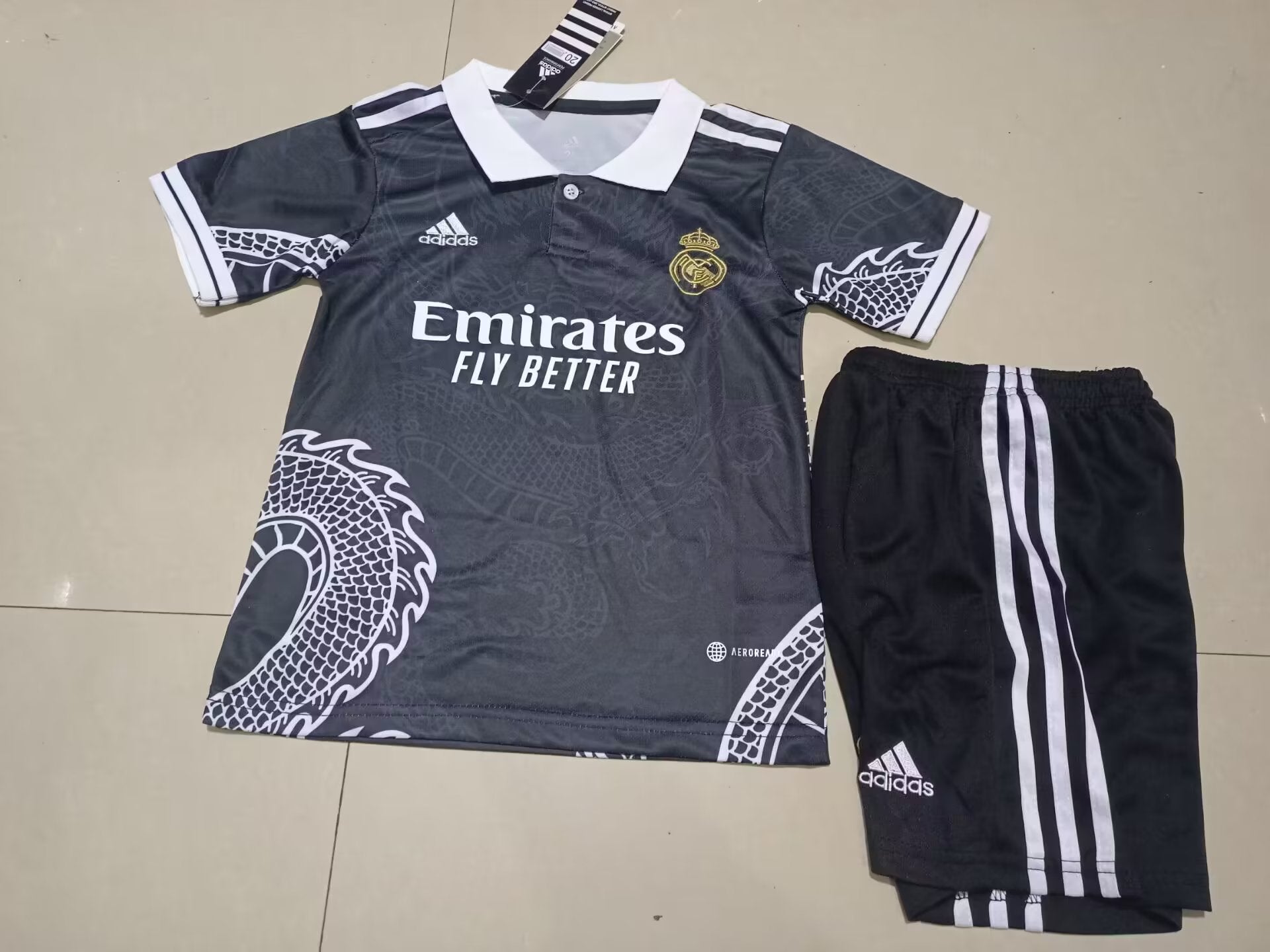 Real madrid black dragon kids