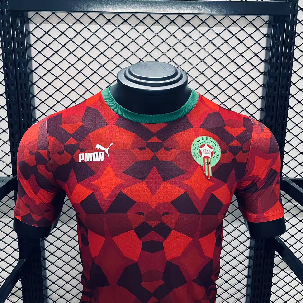 Morocco red player version edition training jersey