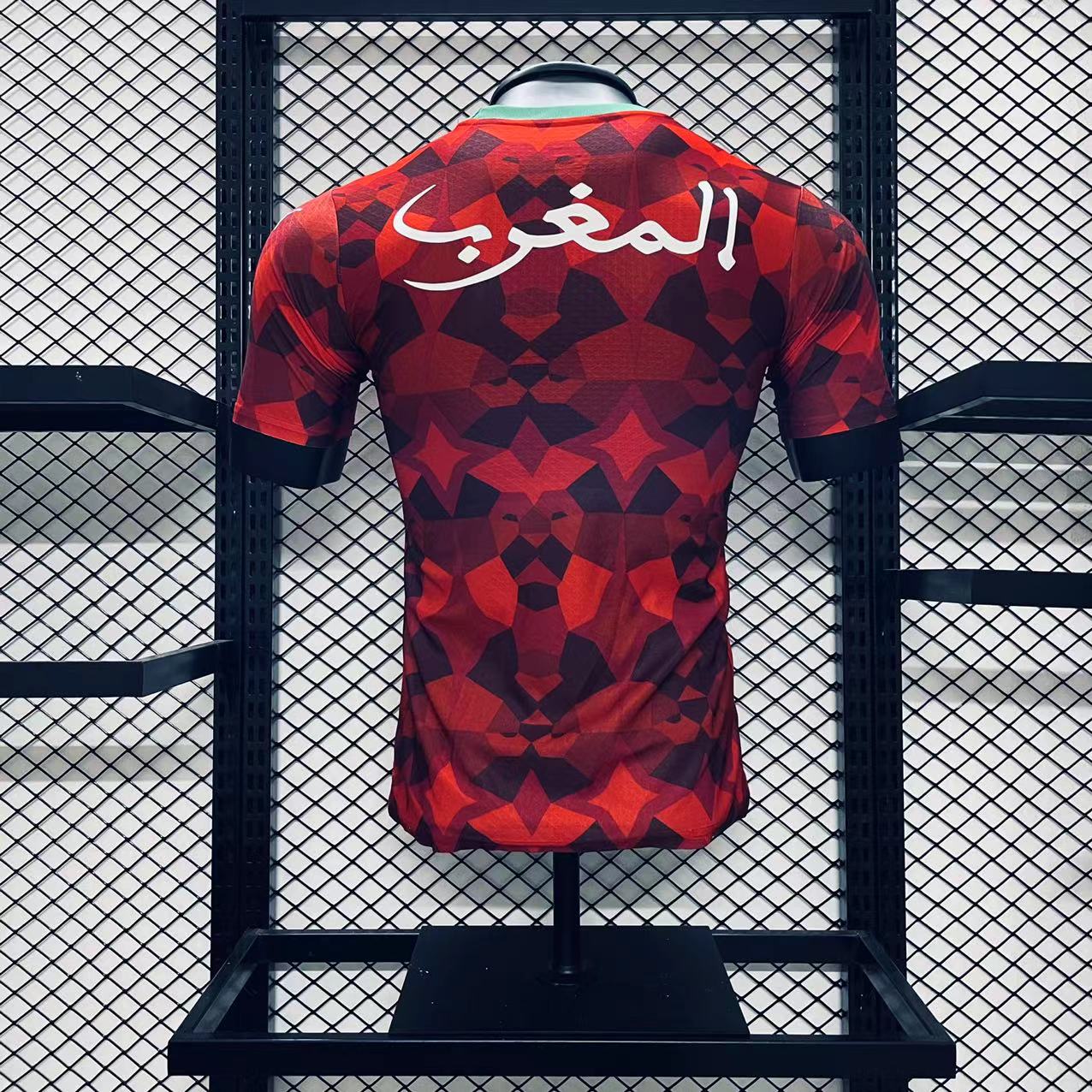 Morocco red player version edition training jersey