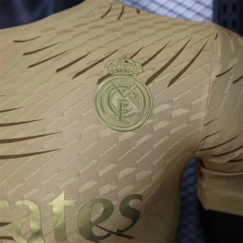 Real Madrid special version Player version gold jersey