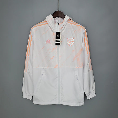 Arsenal windbreaker white