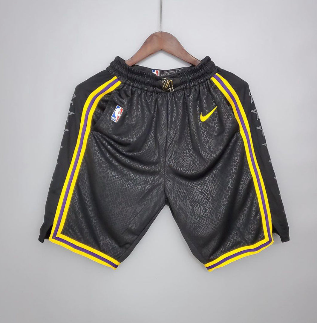 Lakers 24 Kobe black shorts