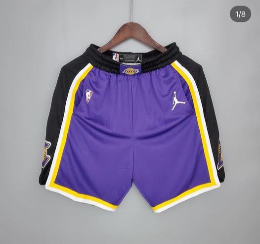 Lakers purple shorts