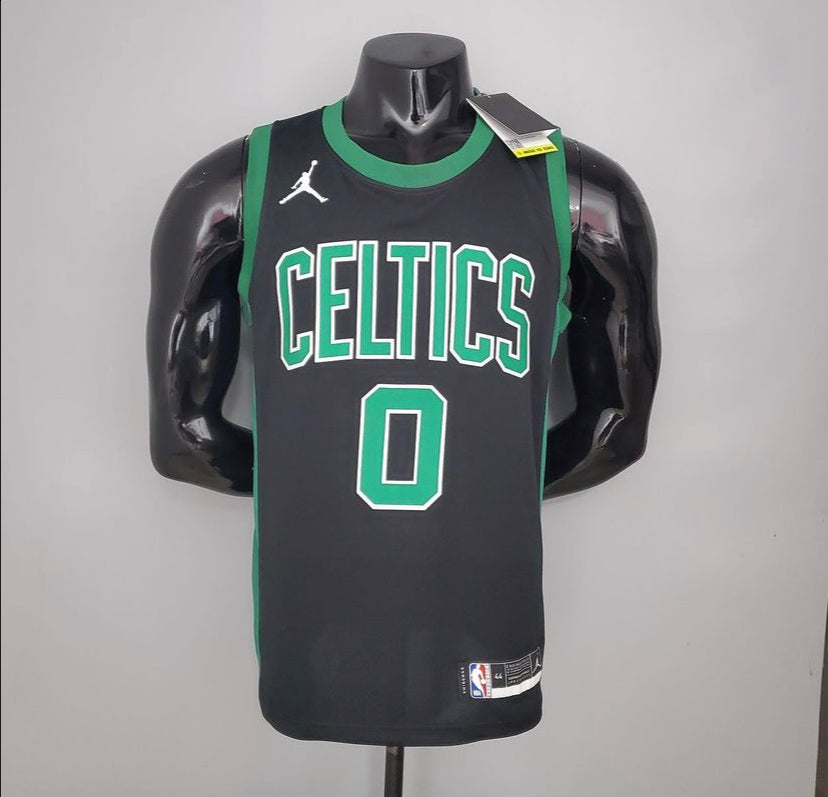 . TATUM #0 Celtics White Jordan theme black NBA jersey