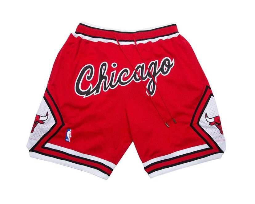 Chicago bulls red shorts